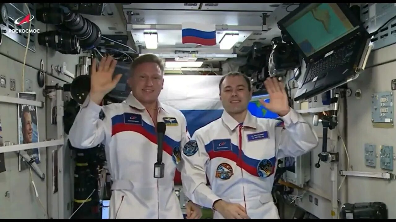 Prokopiev and Petelin on the ISS congratulated women on March 8