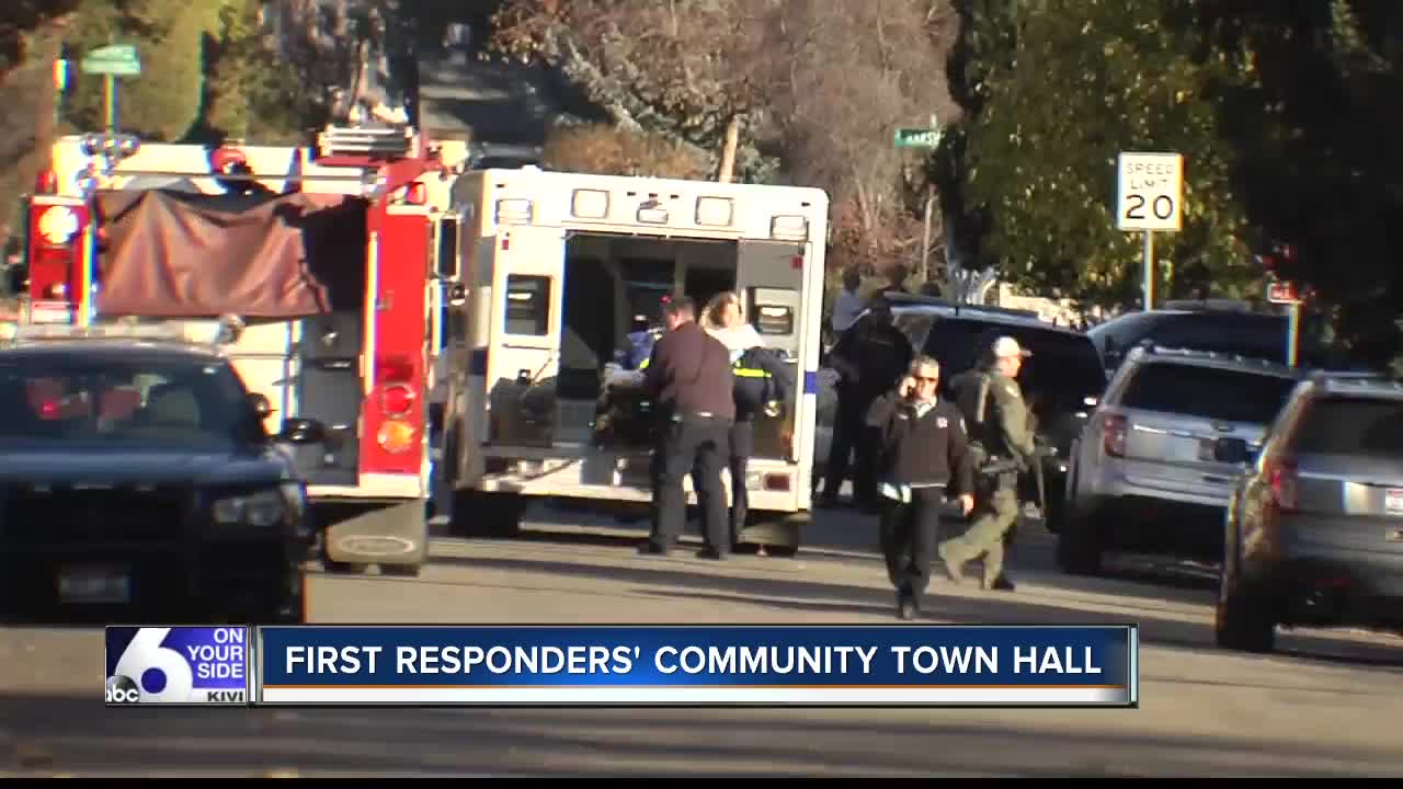 First responders hold community town hall