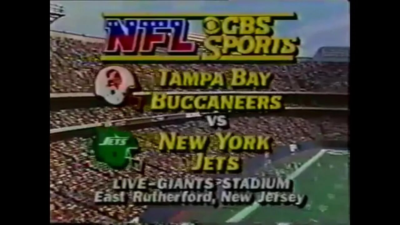 1985-11-17 Tampa Bay Buccaneers vs New York Jets