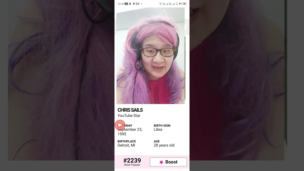HAPPY 28 BIRTHDAY CHRIS SAILS YouTube Star