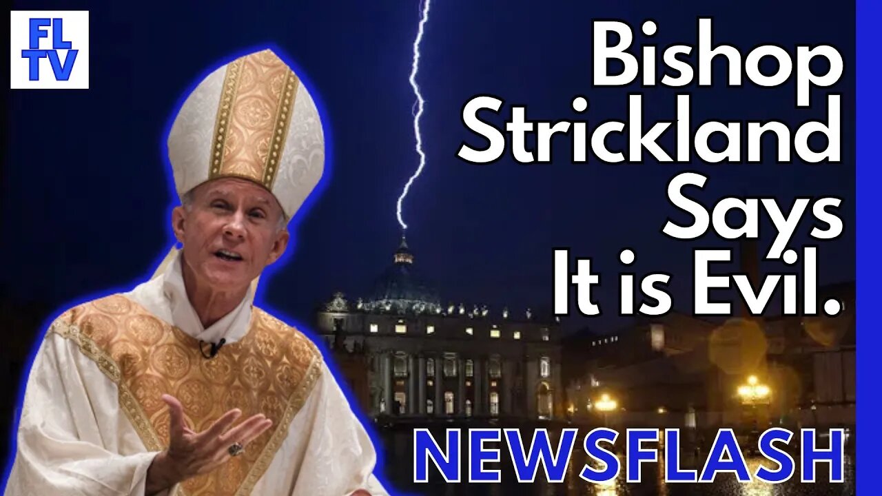 NEWSFLASH: Bishop Strickland Says It's "Evil" in Reaction to Fr. Pavone's Dismissal.