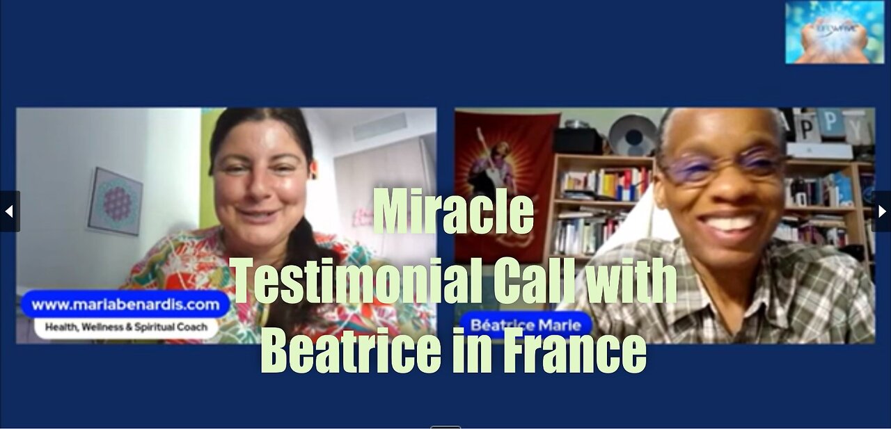 Miracle Testimonial Call with Beatrice from France