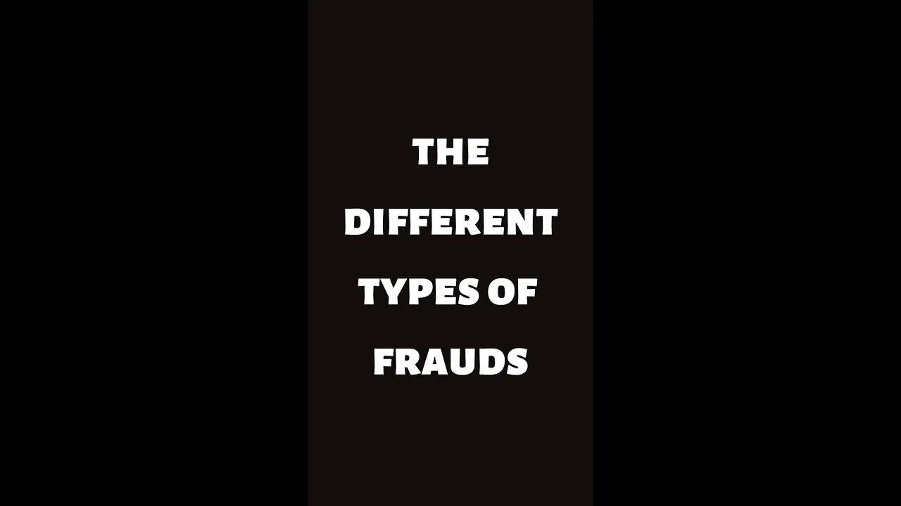 There's More Than One Financial Fraud #shorts