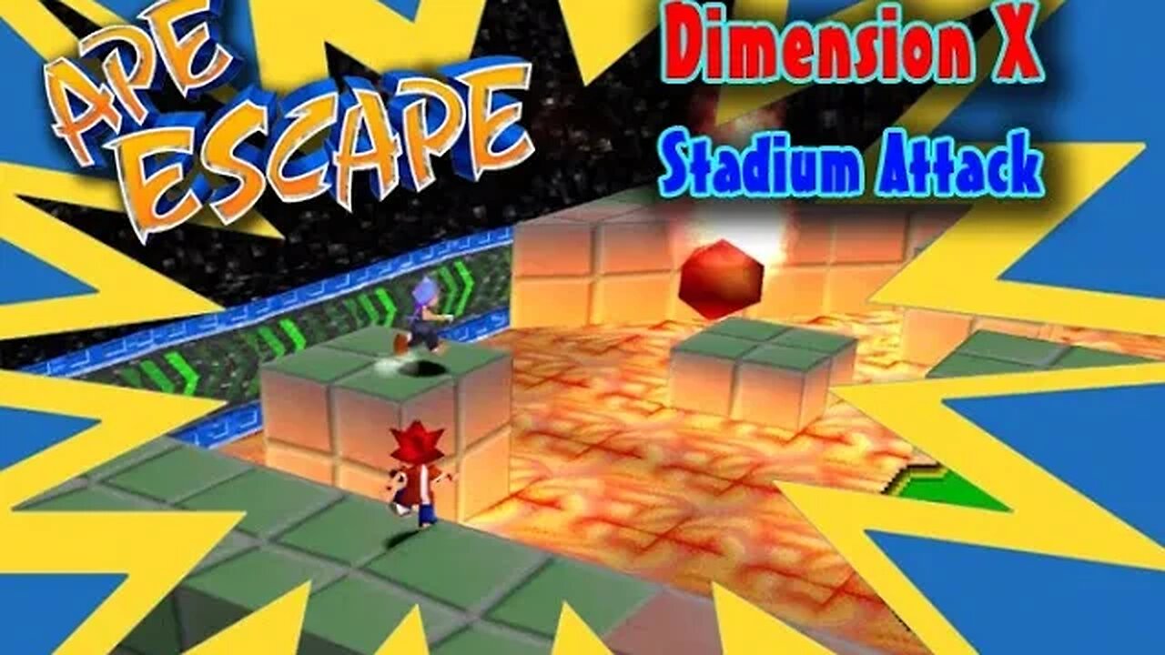 Ape Escape: Dimension X - Stadium Attack (with commentary) PS1