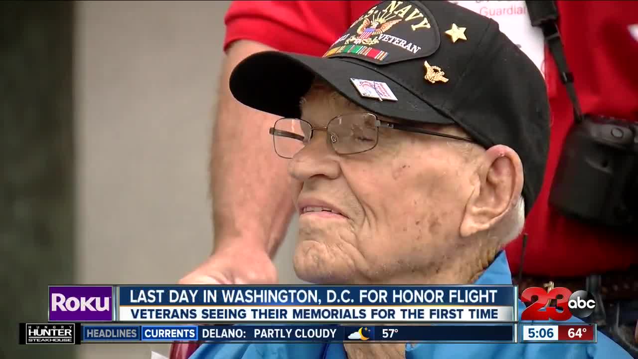 Last day in Washington, D.C. for Honor Flight #38