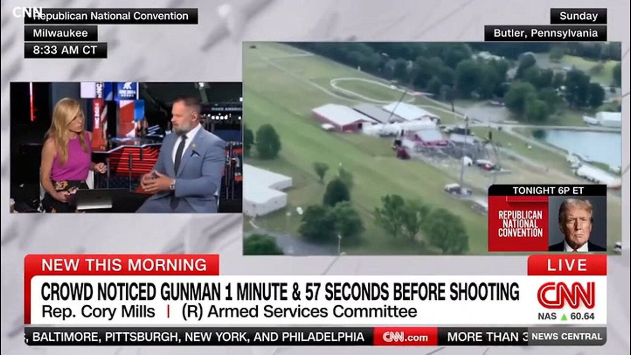 CNN Trump 2nd Shooter? Former sniper Rep. Cory Mills raises questions about assassination attempt