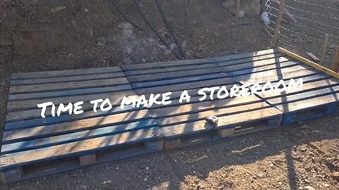 Pallet storeroom using string and heavy breathing.