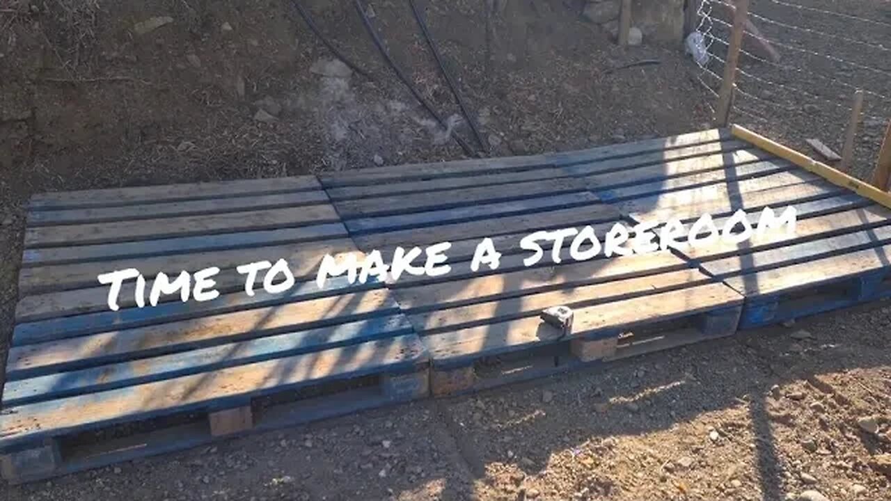 Pallet storeroom using string and heavy breathing.