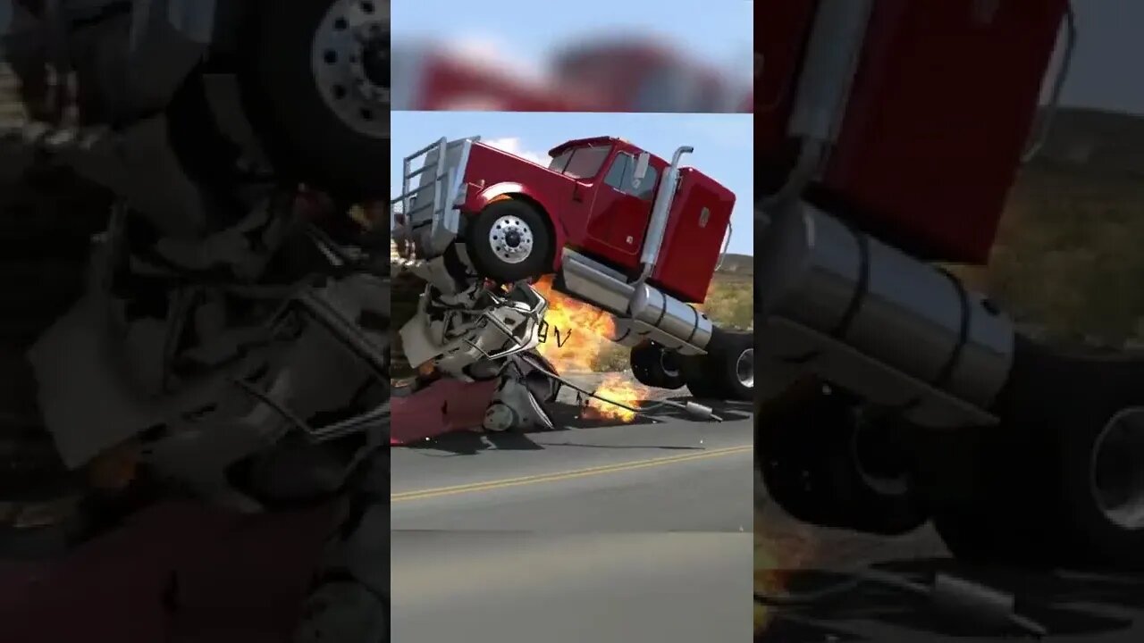 BeamNG DRIVE / got attached behind