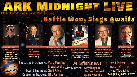 The Intelligence Briefing /Battle Won, Siege Awaits - John B Wells LIVE