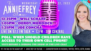 Crime & Violence in St. Louis, Reparations, and Child Cell Phone Use • Annie Frey Show 2/22/23