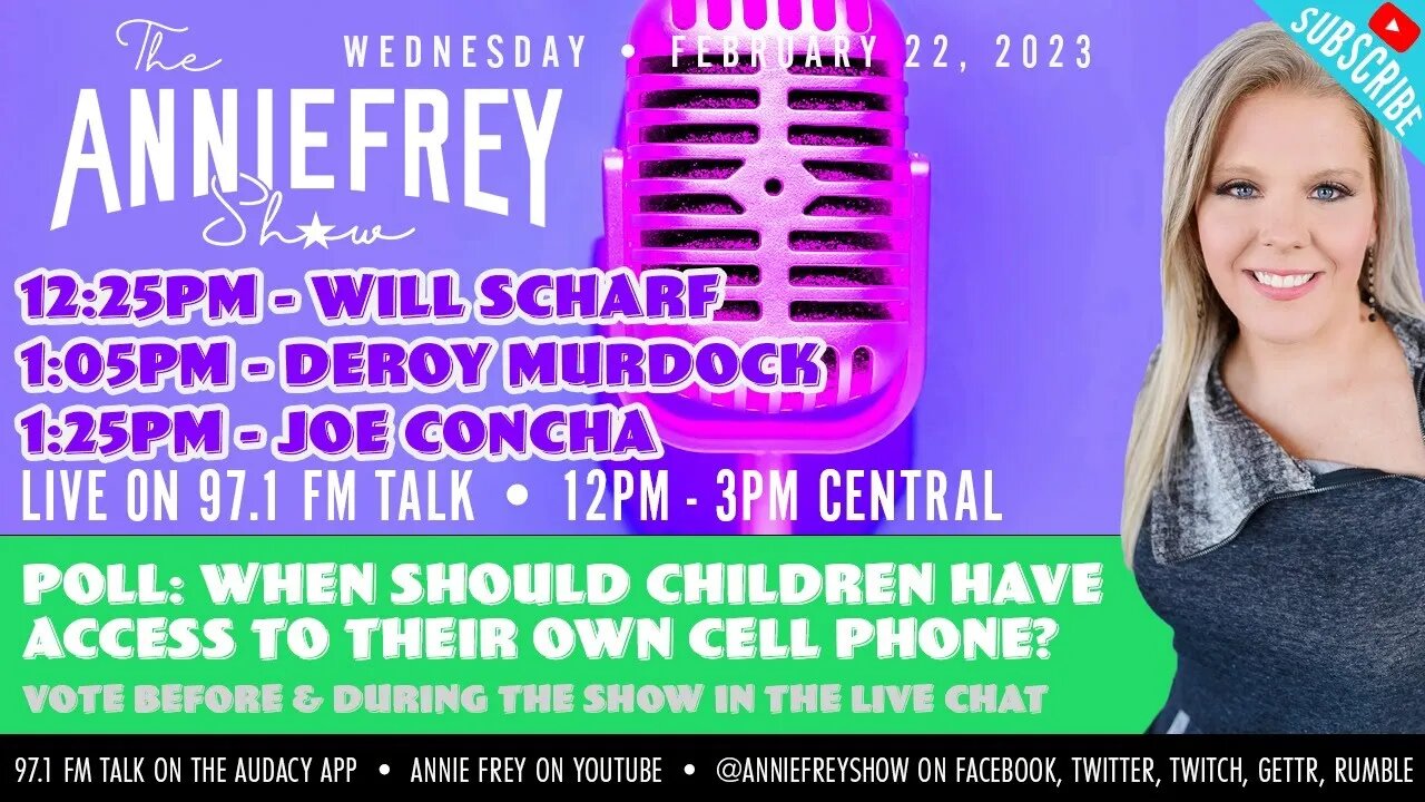 Crime & Violence in St. Louis, Reparations, and Child Cell Phone Use • Annie Frey Show 2/22/23