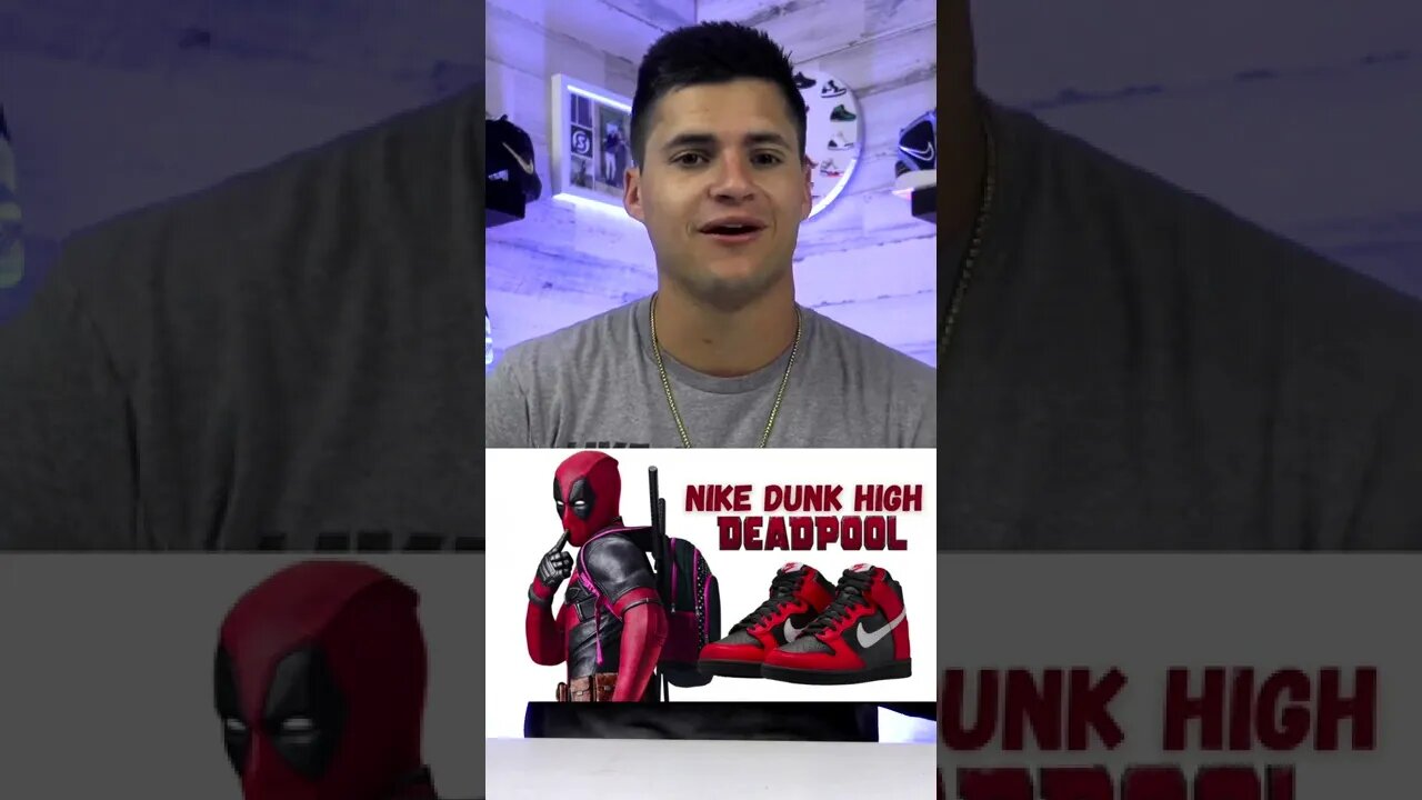 Release Reminder: Nike Dunk High "Deadpool"