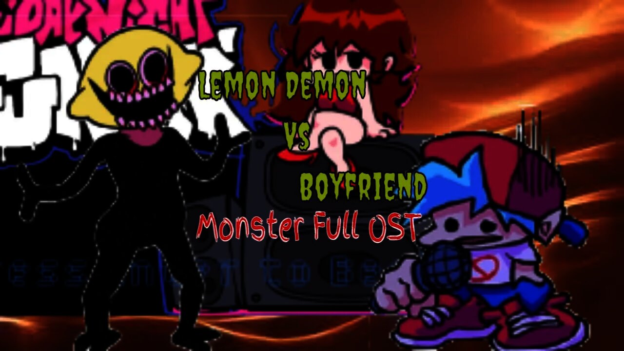 Boyfriend Vs Lemon Demon Monster AMV #FNF #LemonDemon #Week2