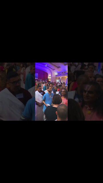 Breves momentos do Darshan em S. Paulo