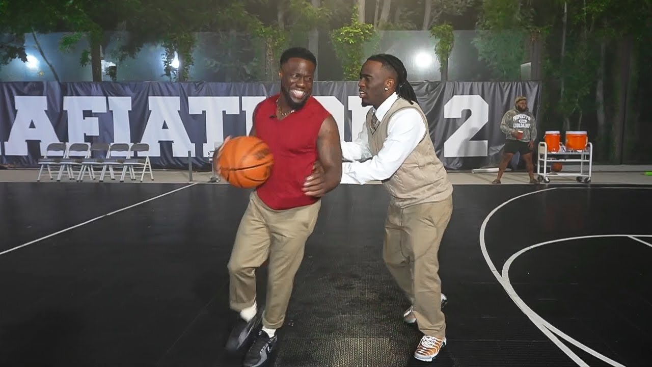 Kevin Hart vs Kai Cenat 1v1 Basketball