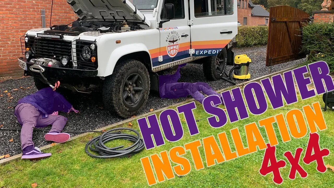 How to INSTALL a HOT SHOWER Heat Exchanger in a 4x4 (@nextmeridian.expedition)