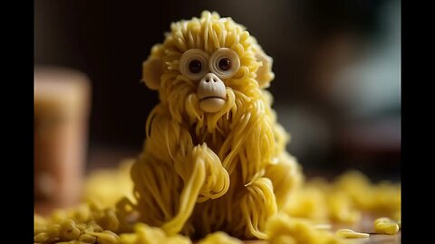 Amazing Animals made completely out of Noodles!