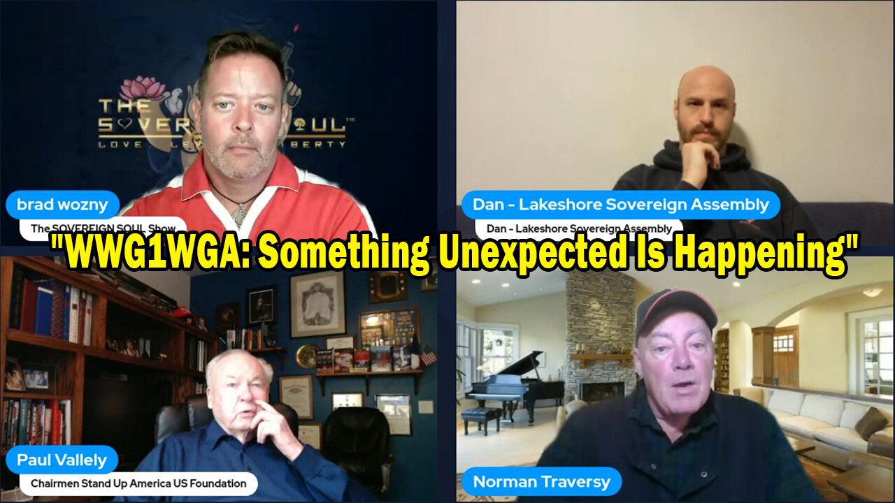 Brad Wozny HUGE Intel Oct 16: "WWG1WGA: Something Unexpected Is Happening"