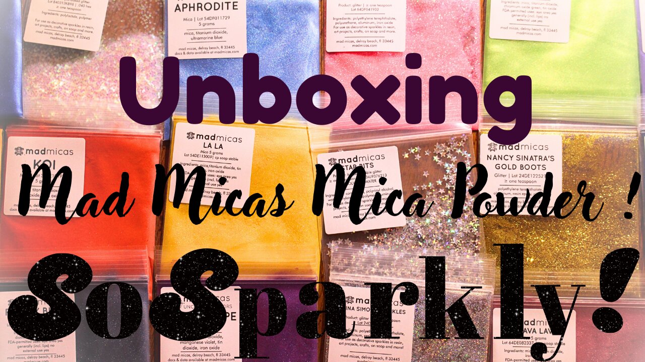 ✨ Unboxing Mad Micas Mica Powder! ✨