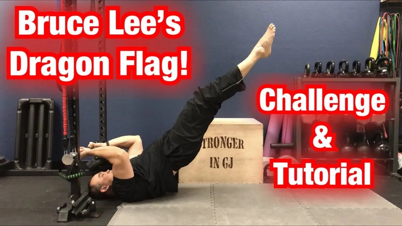 Bruce Lee’s Dragon Flag! Core Exercise Challenge & Tutorial! | Dr K & Dr Wil