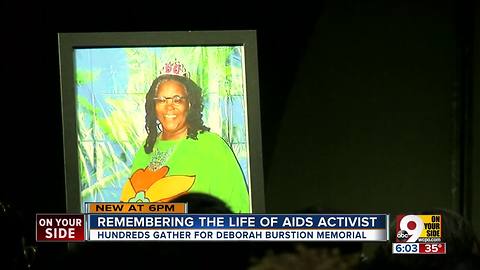 Hundreds pay respects to late AIDS activist