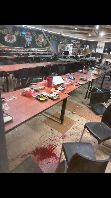 Zionist soldiers after they were targeted by a Hezbollah drone at the Golani Brigade base.