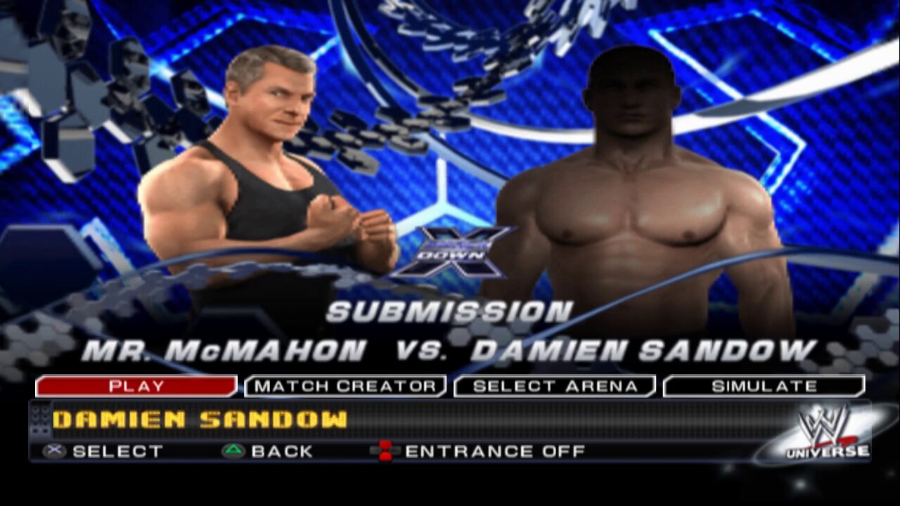 WWE SmackDown vs. Raw 2011 Mr. McMahon vs Damien Sandow