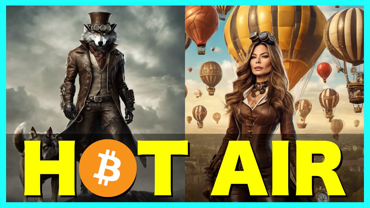 🐺 Bitcoin, Crypto and Trad Market Hot Air Balloons to run out soon? EOW Price Predictions 🐺🚨LIVESTREAM🚨