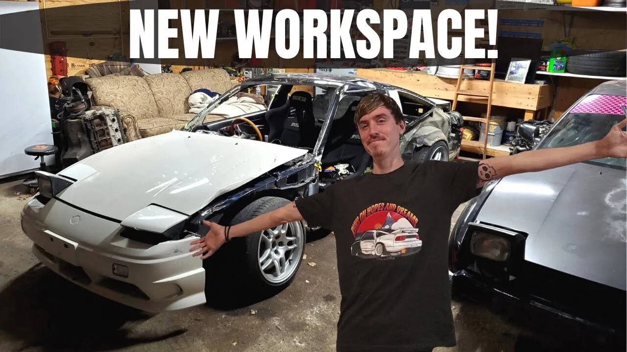 Good News, New WorkSpace for the Project 240sx│Gathering S13 Car Parts