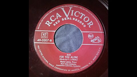 Mario Lanza - For You Alone