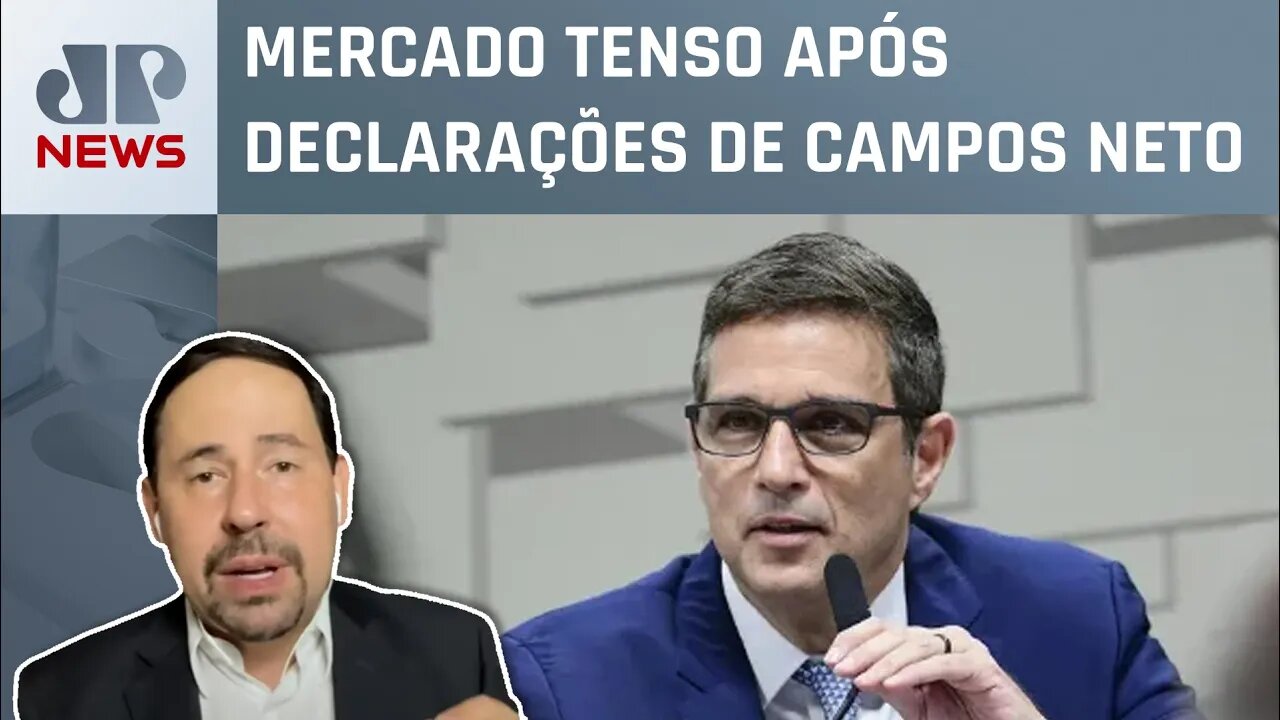 Ibovespa cai após falas do presidente do Banco Central; Luís Artur Nogueira analisa