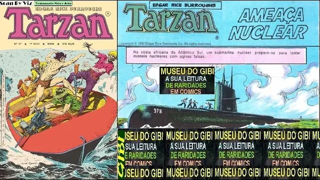 TARZAN FORMATINHO 67 A AMEAÇA NUCLEAR #gibi #comics #quadrinhos #hitorieta #museusogibi