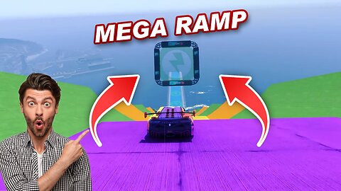 GTA 5 Biggest MEGA RAMP! World Record