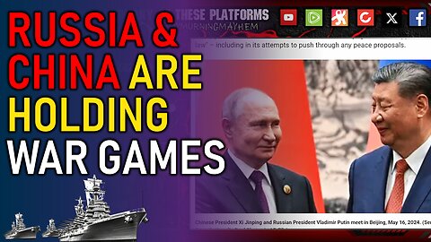 RUSSIA & CHINA are holding the largest War Games since the Soviet Era amidst threats to the U.S.