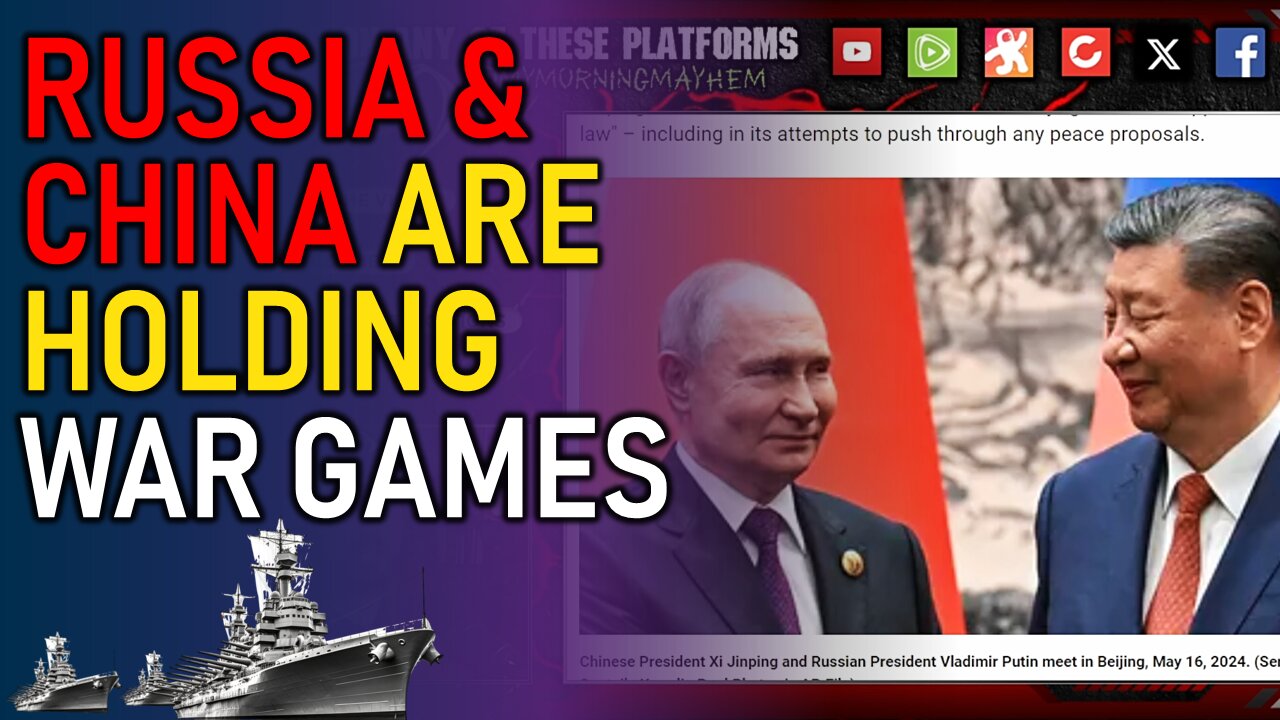 RUSSIA & CHINA are holding the largest War Games since the Soviet Era amidst threats to the U.S.