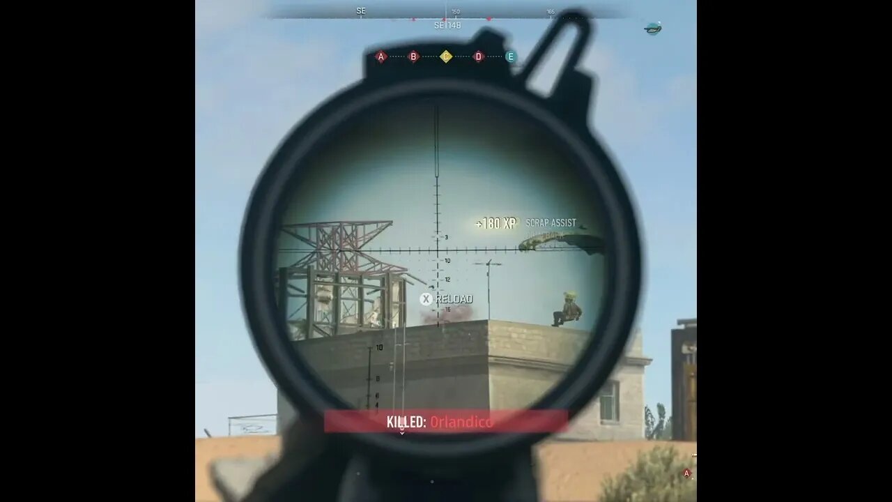 138 Meter Headshot on an Elevated Target #shorts
