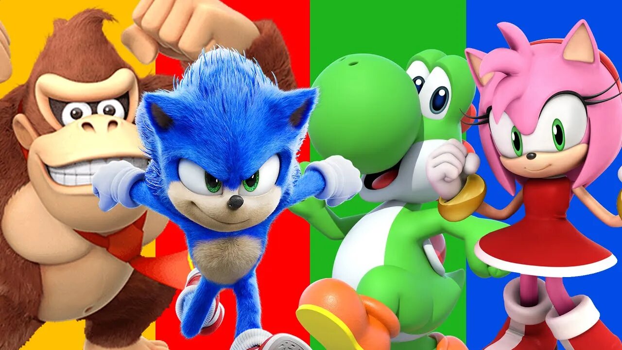 Mario Party Superstars BUT with Sonic characters!!