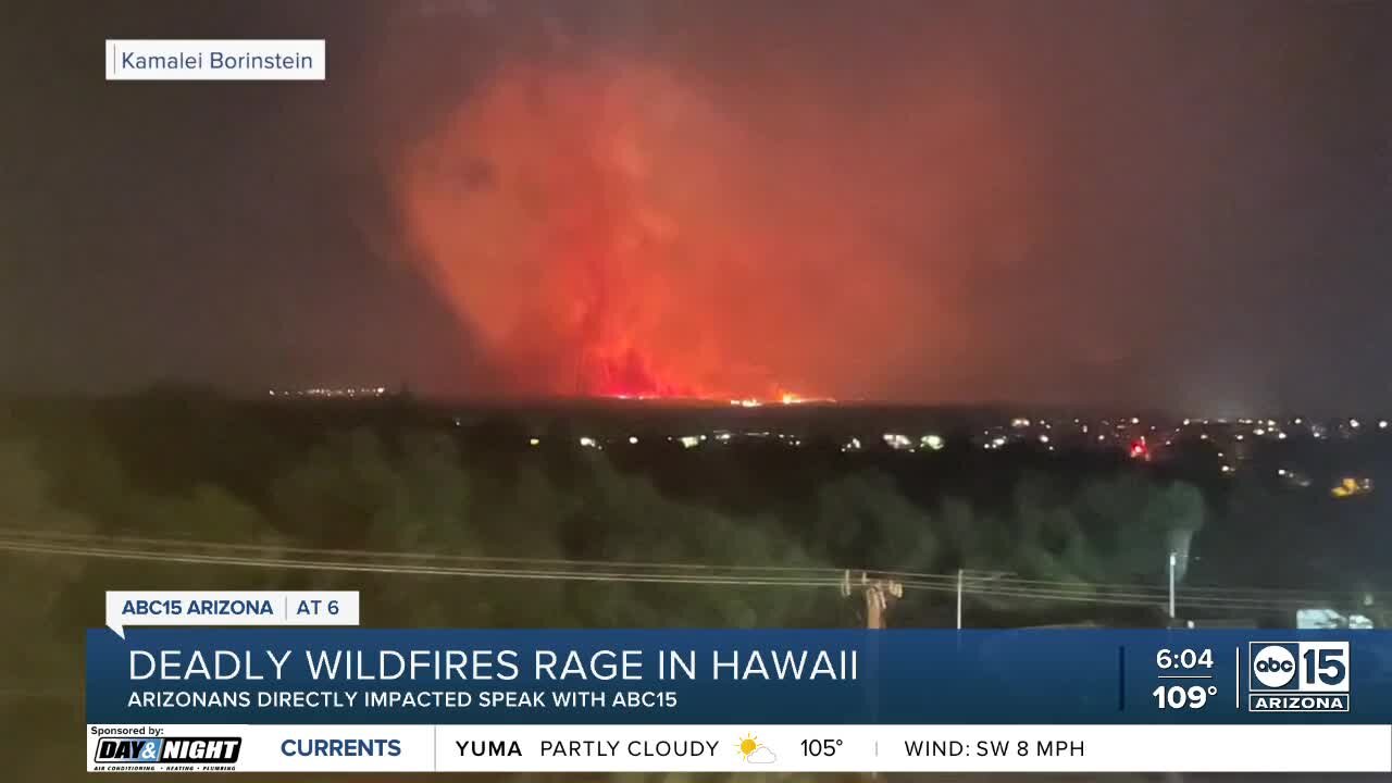 Deadly wildfires rage in Hawaii