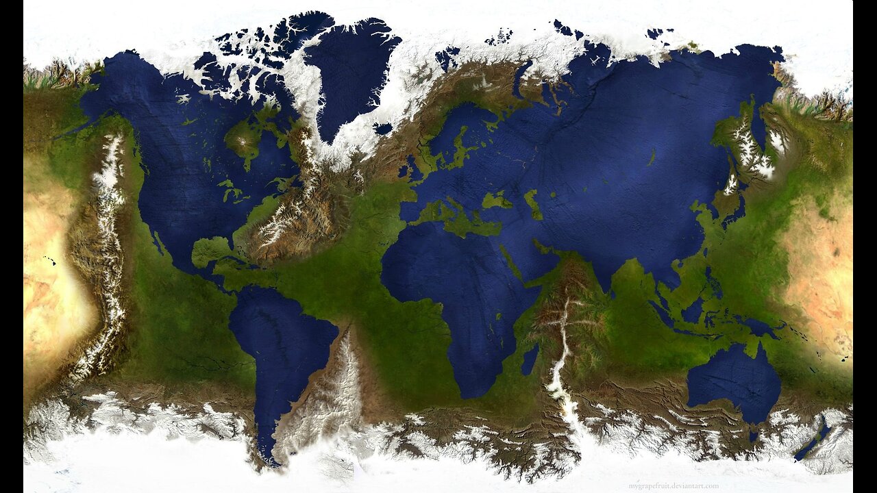 What If the Land and Oceans on Earth Switched Places?