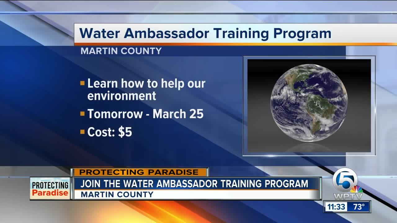 Martin County offering Water Ambassador program to help the environment