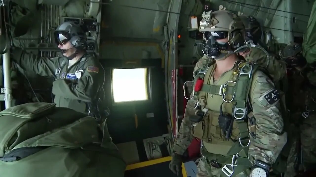 7th Special Forces Group on a High-Altitude High Opening Jump (HAHO)