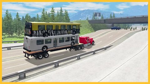 TruckFails | Transport Trucks Fails #15 | BeamNG.Drive |TrucksFails