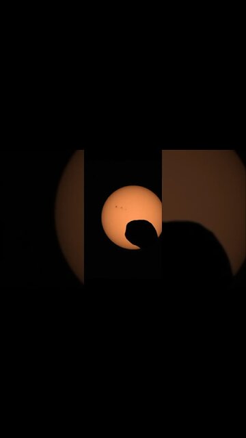Som ET - 78 - Mars - Perseverance Rover Sees Solar Eclipse on Mars #Shorts