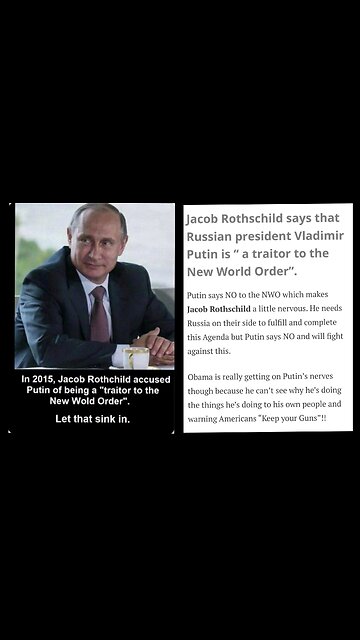 Putin- How would USA like Russian weapons at the Mexico/USA border?