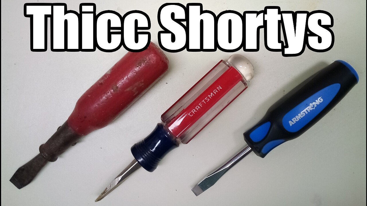 Short Blade, Big Handle Screwdriver Iceberg #tools #diy