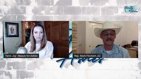 Tania Joy with REPRESENTATIVE MARK FINCHEM, ARIZONA: #MEET ME IN MCALLEN, MARICOPA AUDIT