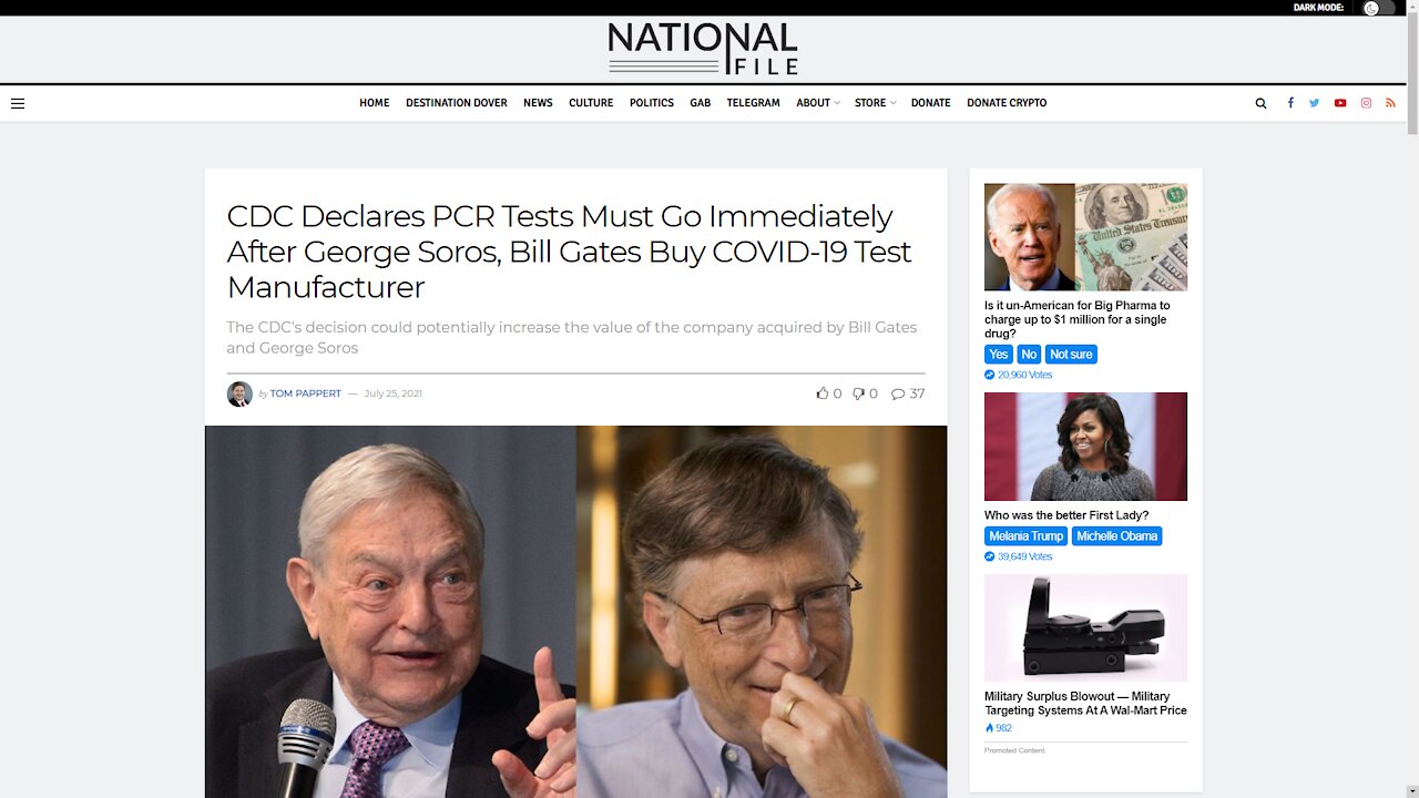 Is The CDC Openly In Bed With George Soros And Bill Gates?