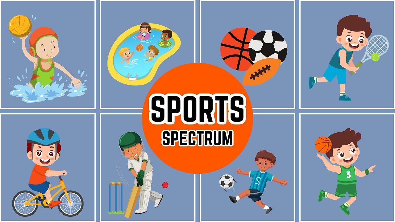 Names of Sports for Kids | Learning Different Sports Names in English | Bright Spark Station