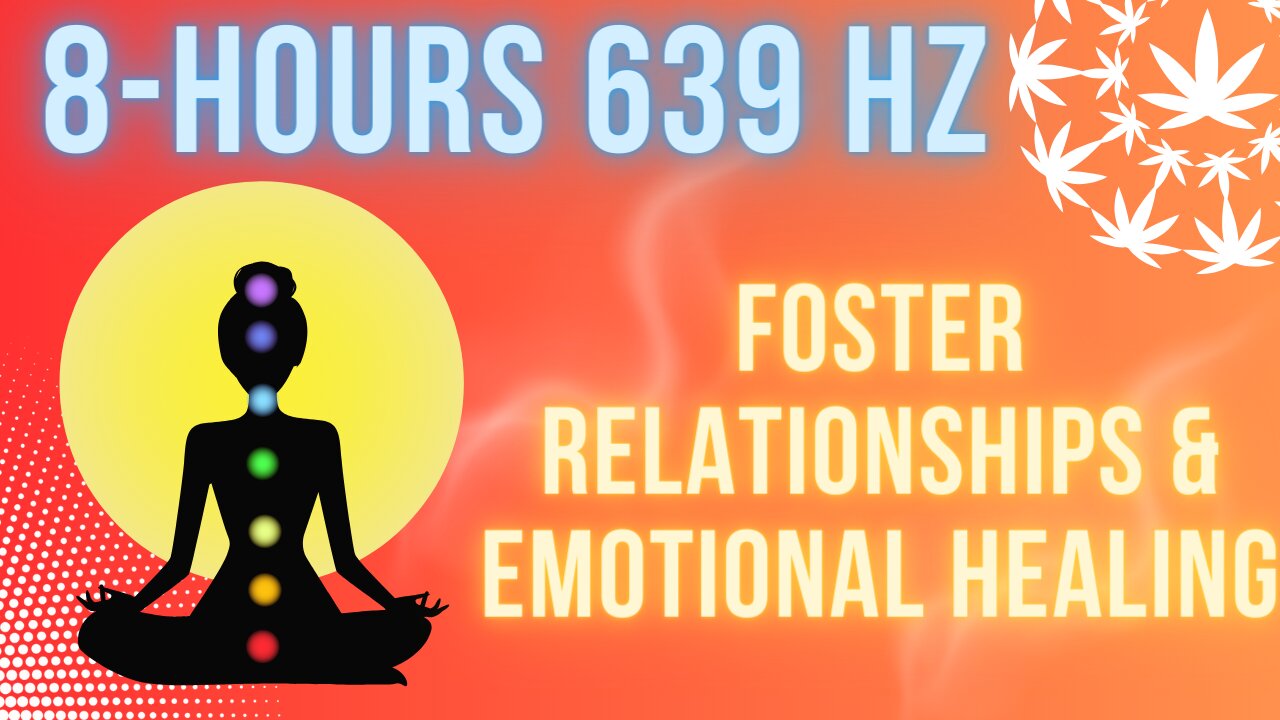 8 Hours 639Hz | Foster Relationships & Balance | Black Screen